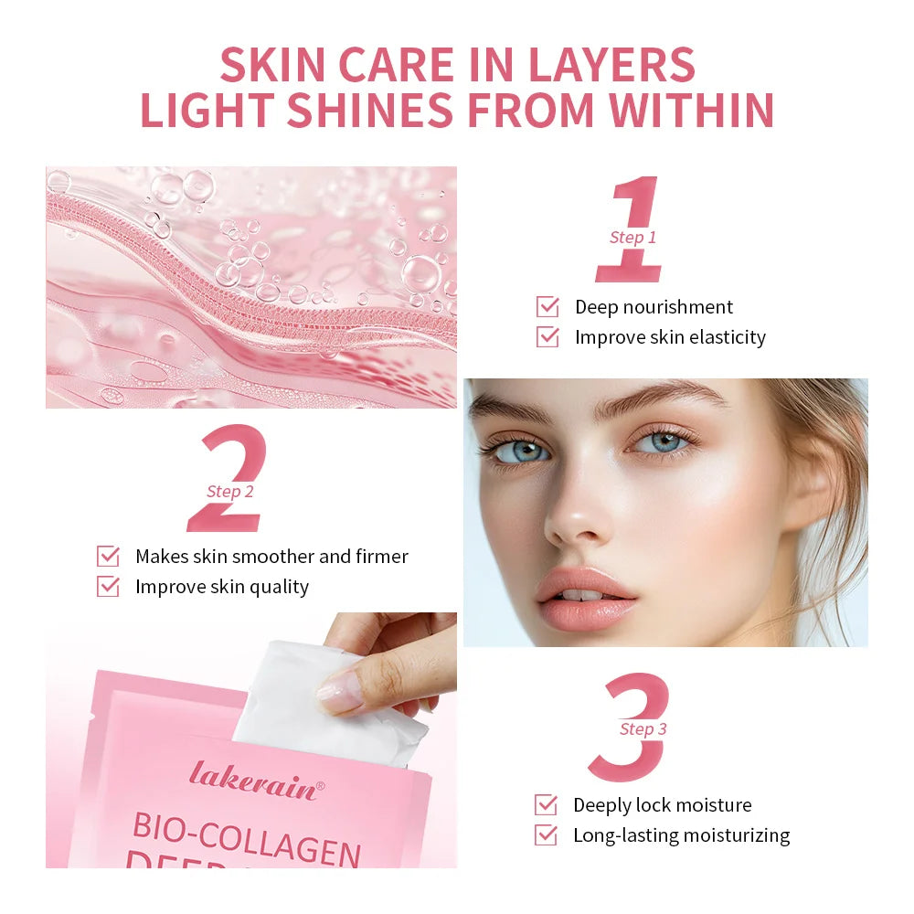 MASQUE DE SOMMEIL HYDRATANT BIO - COLLAGÈNE - Lakerain SkinCare