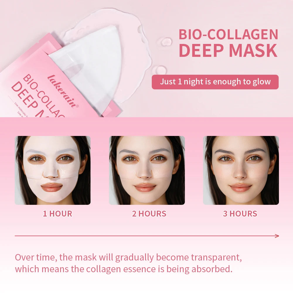 MASQUE DE SOMMEIL HYDRATANT BIO - COLLAGÈNE - Lakerain SkinCare