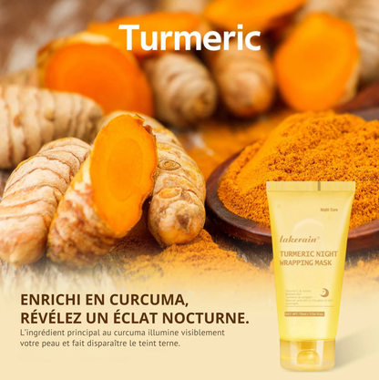 MASQUE ENVELOPPANT À L'ACIDE KOJIQUE ET AU CURCUMA