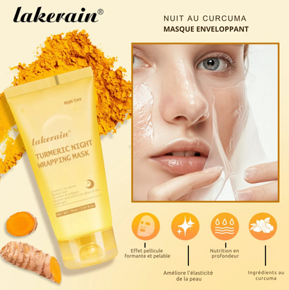 MASQUE ENVELOPPANT À L'ACIDE KOJIQUE ET AU CURCUMA