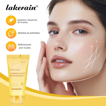 MASQUE ENVELOPPANT À L'ACIDE KOJIQUE ET AU CURCUMA