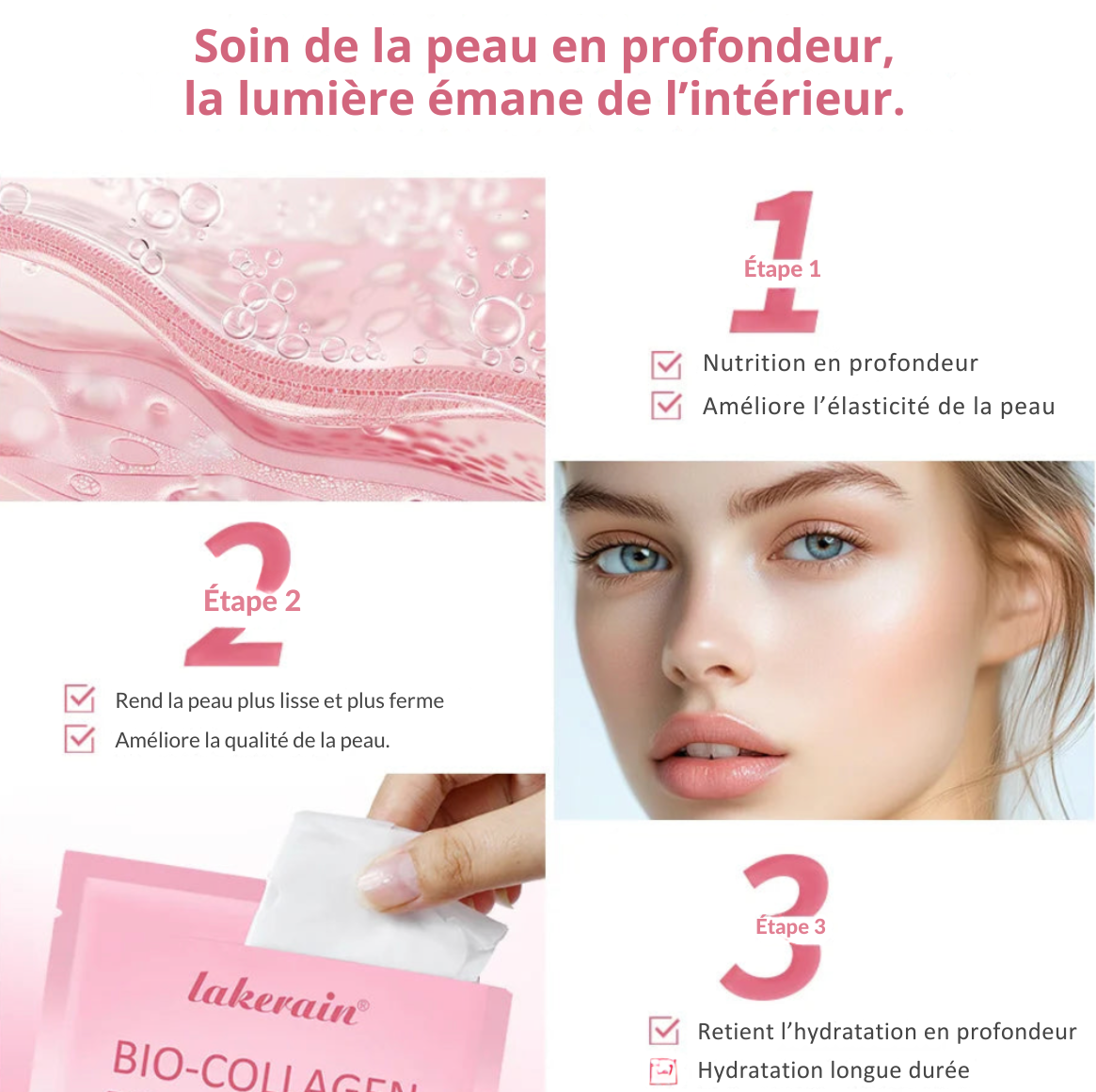 MASQUE DE SOMMEIL HYDRATANT BIO - COLLAGÈNE