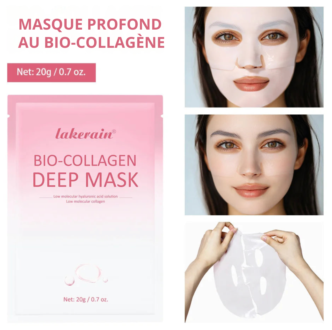 MASQUE DE SOMMEIL HYDRATANT BIO - COLLAGÈNE