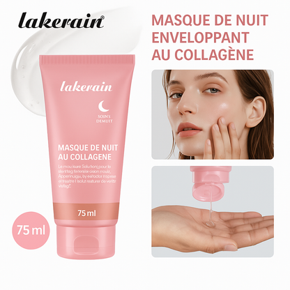 MASQUE DE NUIT AU COLLAGÈNE LAKERAIN