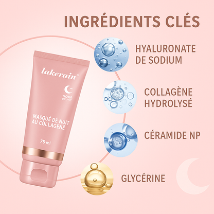 MASQUE DE NUIT AU COLLAGÈNE LAKERAIN