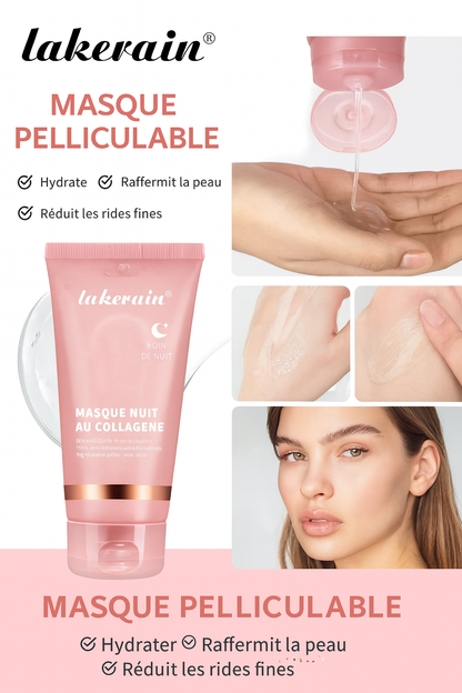 MASQUE DE NUIT AU COLLAGÈNE LAKERAIN