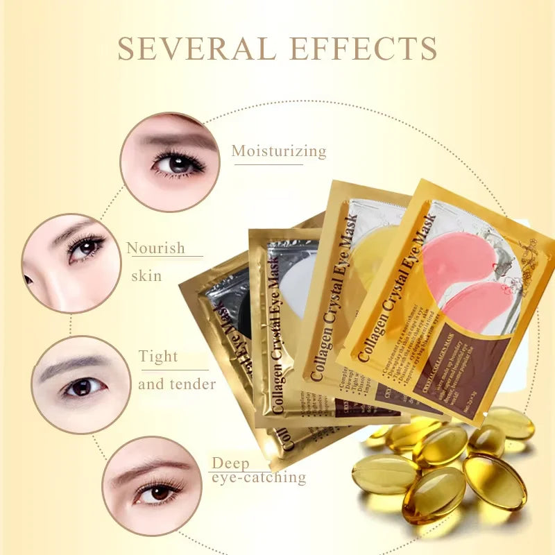 20 PATCHS POUR LES YEUX AU COLLAGÈNE – CERNES ET POCHES - Lakerain SkinCare