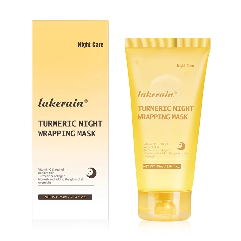 MASQUE ENVELOPPANT À L'ACIDE KOJIQUE ET AU CURCUMA - Lakerain SkinCare