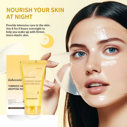 MASQUE ENVELOPPANT À L'ACIDE KOJIQUE ET AU CURCUMA - Lakerain SkinCare